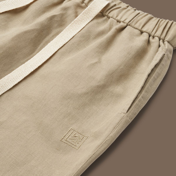 Madison Linen Shorts - Mist - Image 4