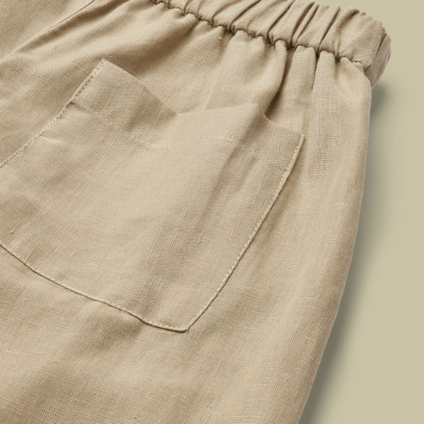 Madison Linen Shorts - Mist - Image 5