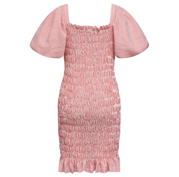 Rikko Stripe Dress - Red - Image 2