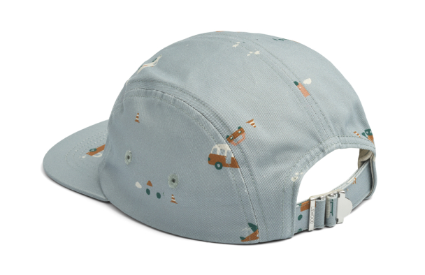 Liewood | Rory Cap - Vehicles Dove Blue - Image 2
