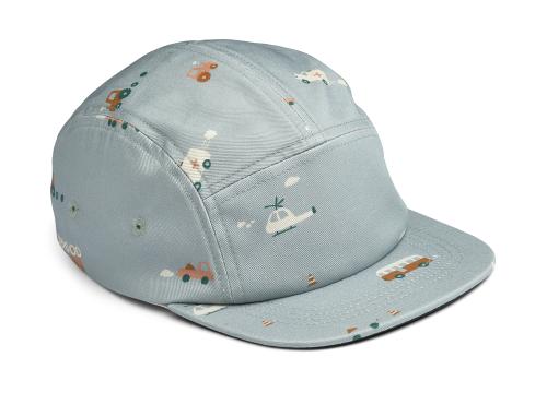 Liewood | Rory Cap - Vehicles Dove Blue