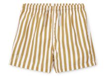 Duke Badeshorts - Stripe Yellow Mellow/White