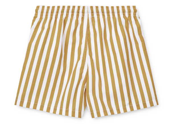 Duke Badeshorts - Stripe Yellow Mellow/White - Image 2
