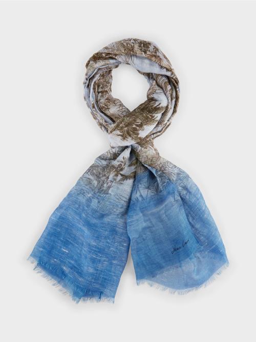 Scarf with palm design | Skjerf fra Marccain