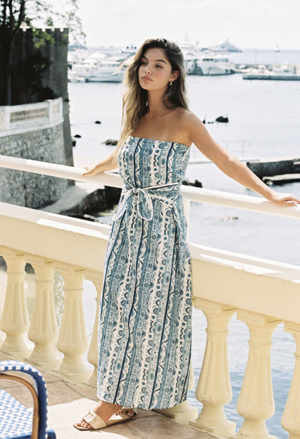 Larsa Maxi Dress - Ocean - Image 4
