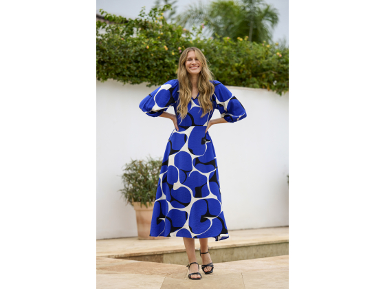 PZSCARLET SS V-Neck Dress