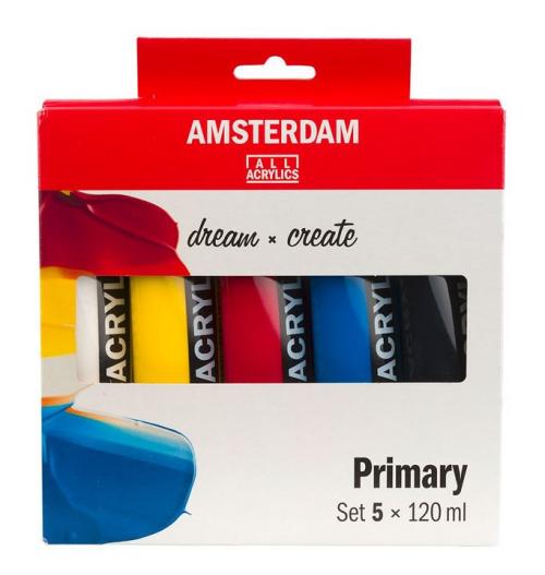 Amsterdam Standard 120ml – 5 tuber – Primary Set