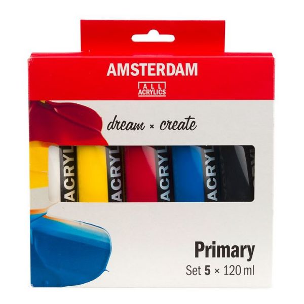 Amsterdam Standard 120ml – 5 tuber – Primary Set