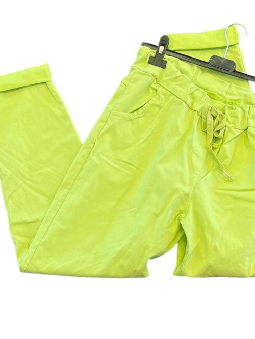 Bukse med stretch, Lime grønn