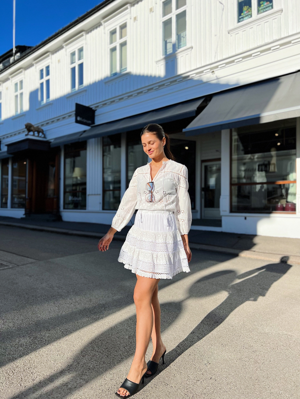 Delilah Dress - White  - Image 4