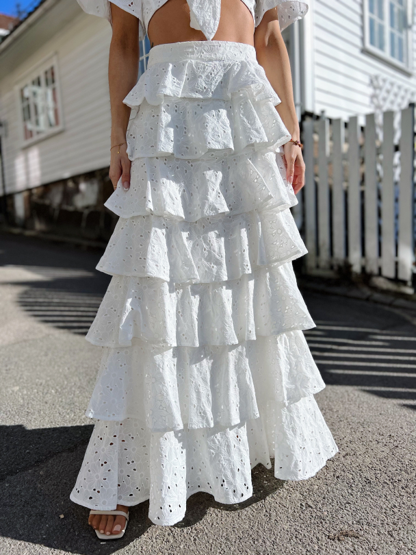 Angel Maxi Skirt - White  - Image 1