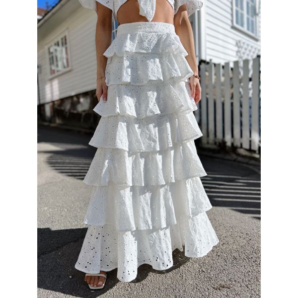 Angel Maxi Skirt - White 