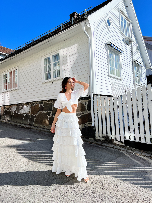 Angel Maxi Skirt - White  - Image 9