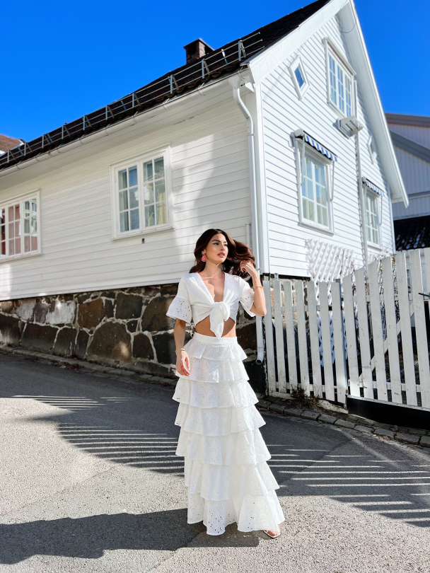 Angel Maxi Skirt - White  - Image 11