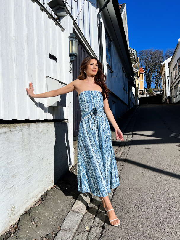 Larsa Maxi Dress - Ocean - Image 11