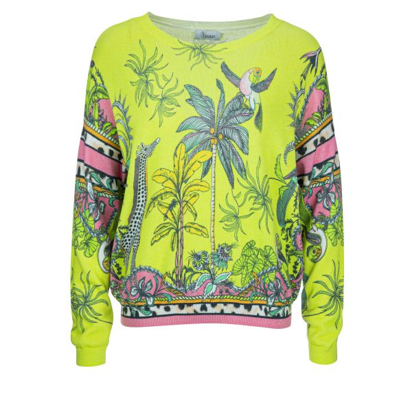 Pullover Tropical Summer | Pullover Fancy Patch Print Tropical Summer fra Princess Goes Hollywood