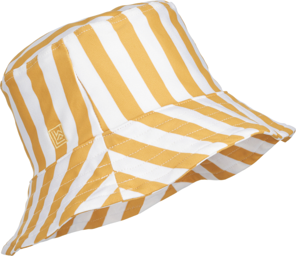 Matty Sun Hat - Stripe Yellow Mellow/White - Image 1