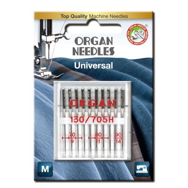 Organ Needles - Universalnål 70-90, 10 stk