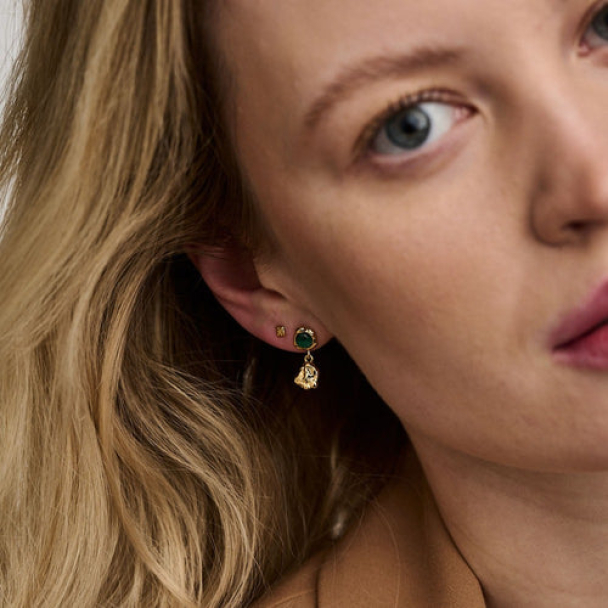 ORELIA Molten Drop Hoops - Image 2