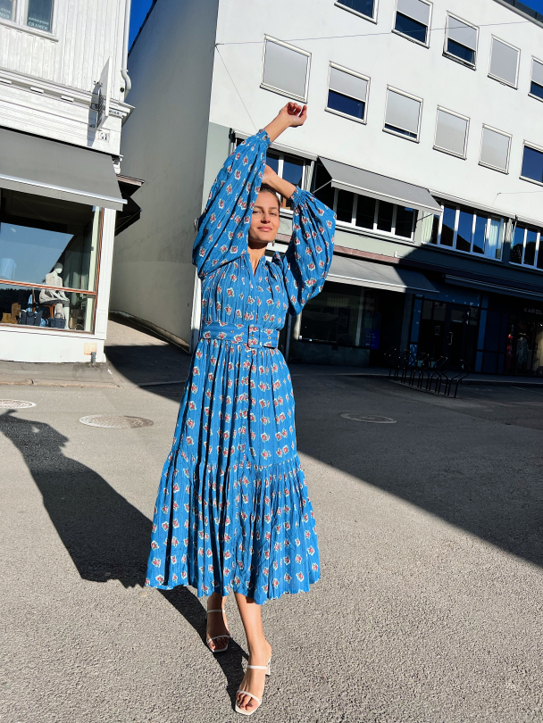 Boho Midi Dress - Rose Dots - Image 7