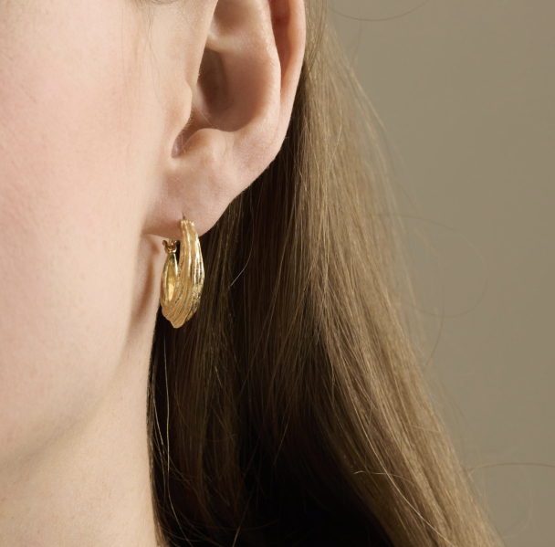 Coastline Earrings - Gold - Image 2