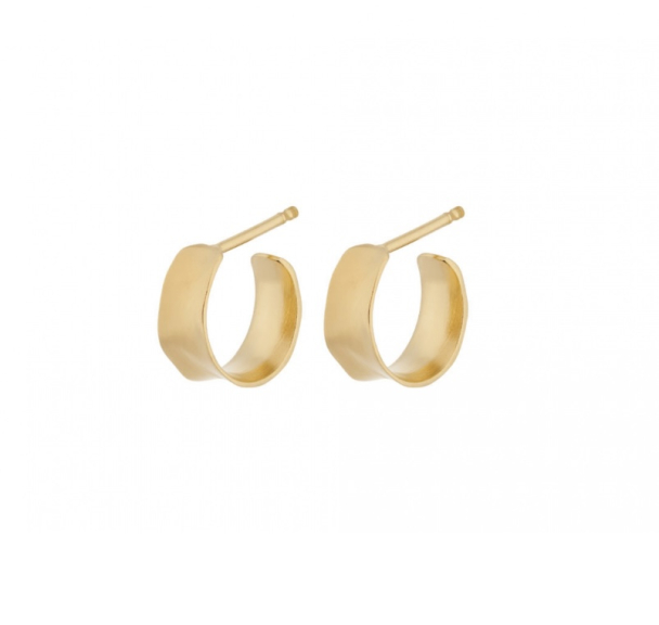 Mini Saga Earrings - Gold - Image 1