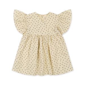 KONGES SLØJD - BITSY WRAP DRESS POINT BLEU