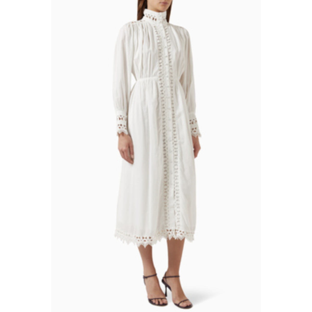 Trima Long Shirt Dress White Yas Seven Tønsberg