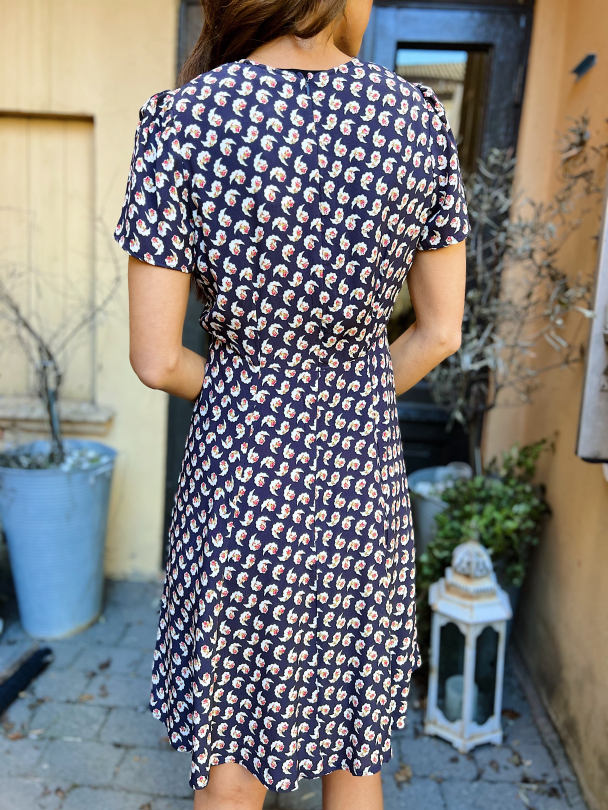 Spring 50s Dress - Petite Blue  - Image 6