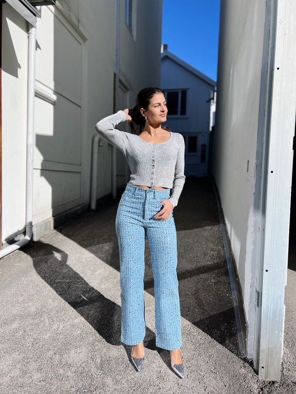 Sequin Twill Pants  - Image 3