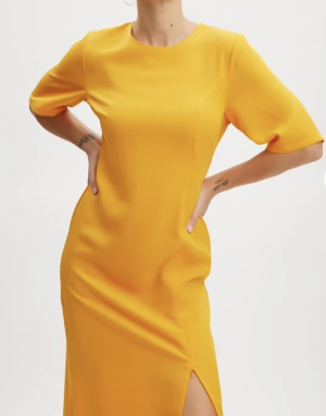 Melba Long Dress Orange