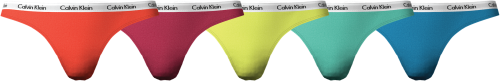 Calvin Klein 5 pk Carousel Thong 