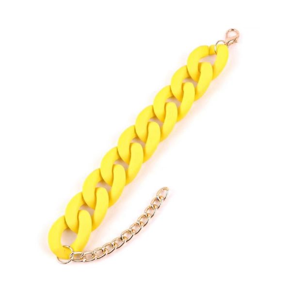 Chain armbånd, gul
