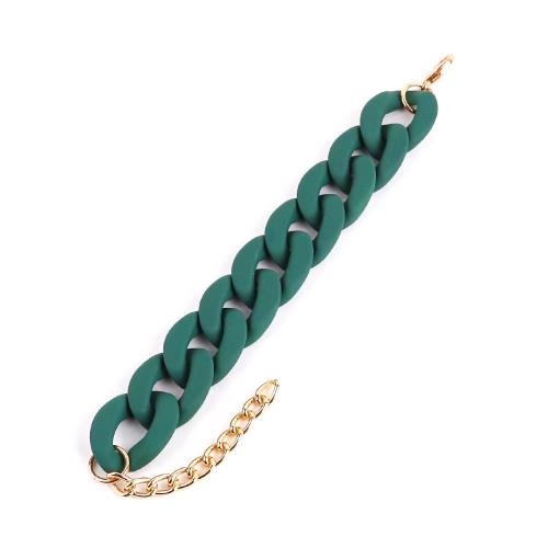 Chain armbånd, sjøgrønn