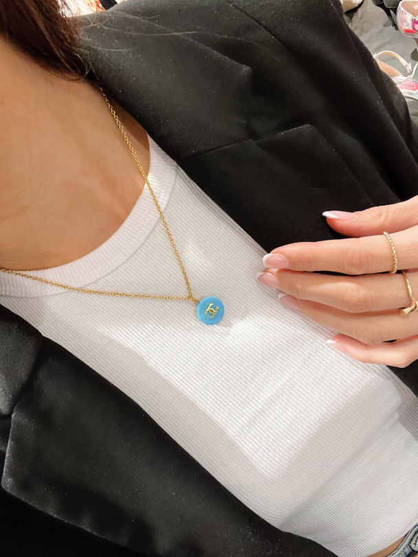 Vintage Chanel Medium - Gold/Blue - Image 3
