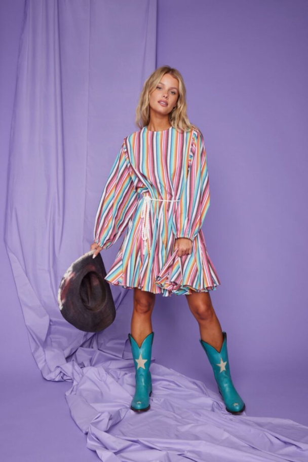 LINE OF OSLO Poppy Indian Dress - Image 3