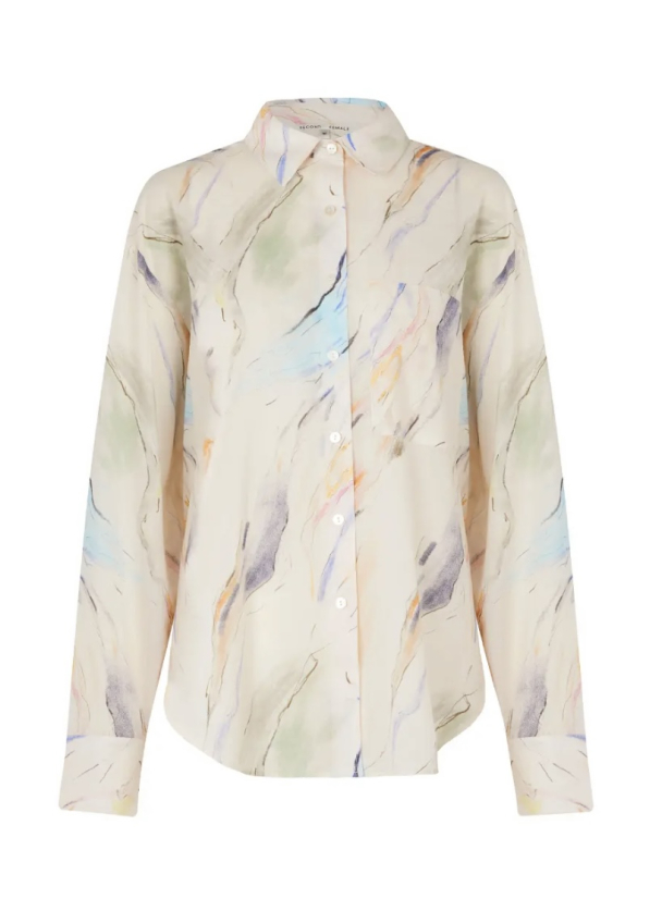 Alex Classic Shirt - Ivory Cream