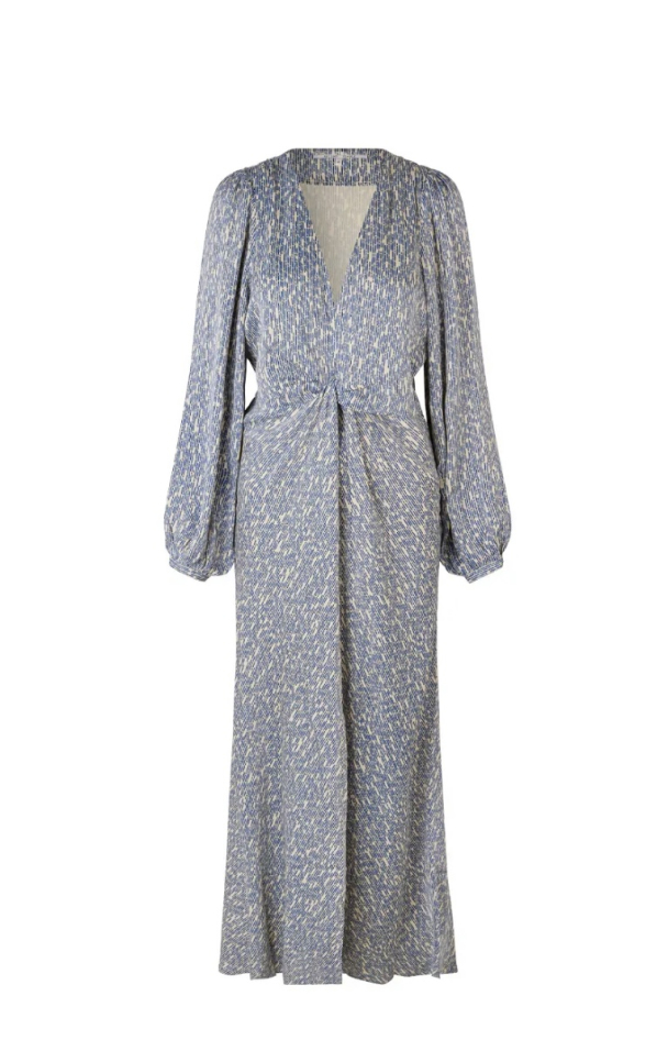 Rattan Dress - Cornflower Blue - Image 2