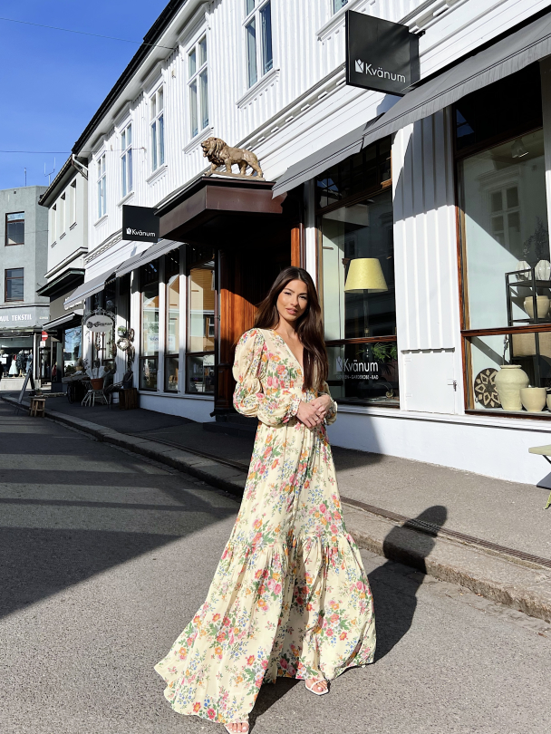 Georgette Maxi Dress - Sunrise  - Image 3