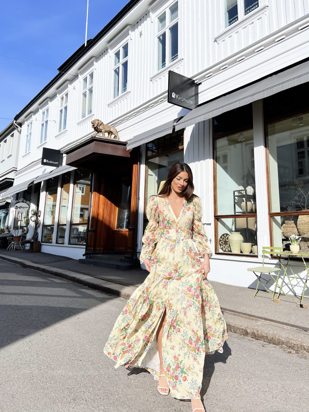 Georgette Maxi Dress - Sunrise  - Image 4