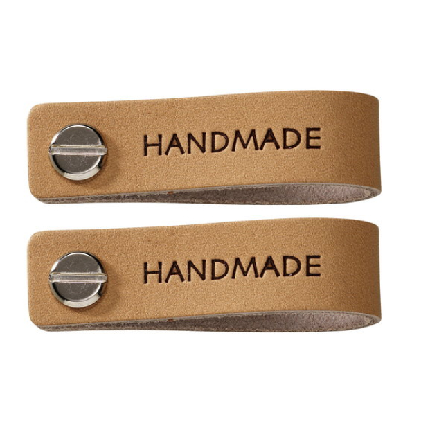 Lærmerkelapp med skrunagle - natur