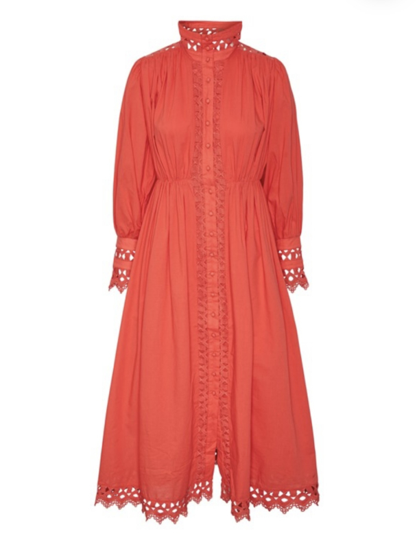 Trima Long Shirt Dress - Bittersweet - Image 2