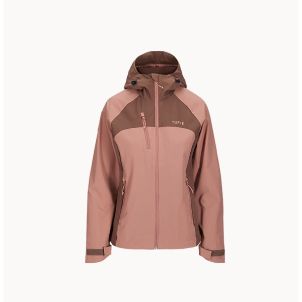 Tufte softshell jakke - Old rose