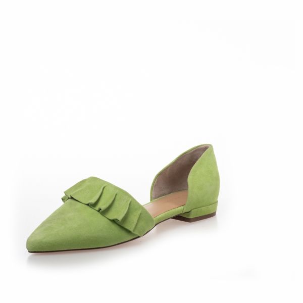 New Romance Shoes Suede Green | New Romance Suede Green Shoes fra Copenhagen Shoes