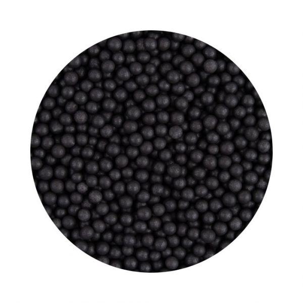 Sukkerperler sort 4mm 90g