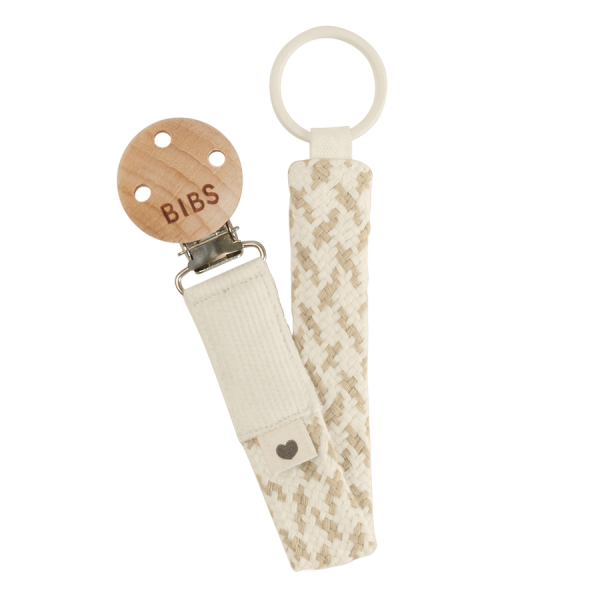 BIBS - SMOKKESNOR PACIFIER CLIP IVORY/VANILLA