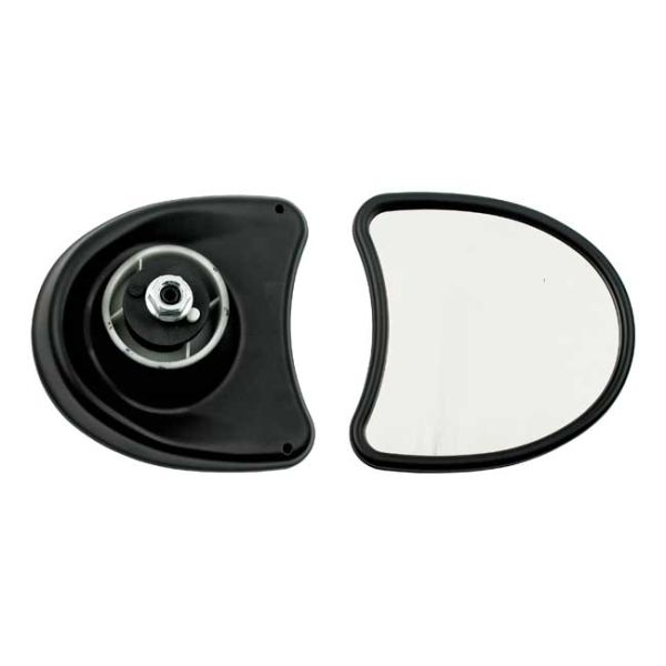 TOURING FAIRING MOUNT MIRROR KIT. SINGLE VISION, BLACK