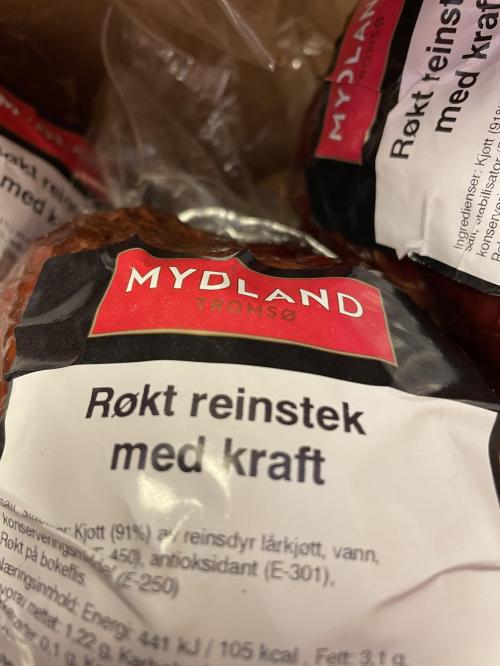 Røkt reinsteik 1012g