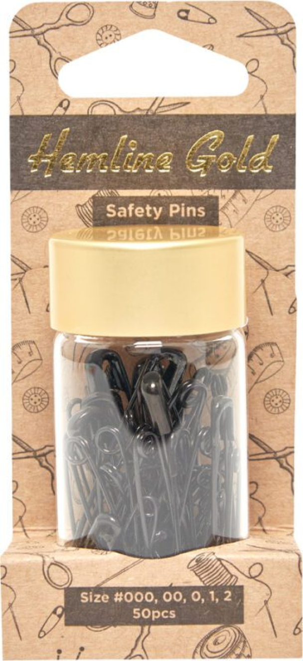 Hemline Gold Sikkerhetsnåler