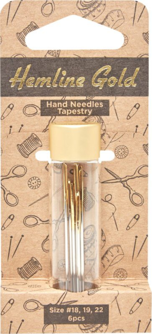 HEMLINE GOLD STRAMAJNÅLE U/SPIDS 18/22